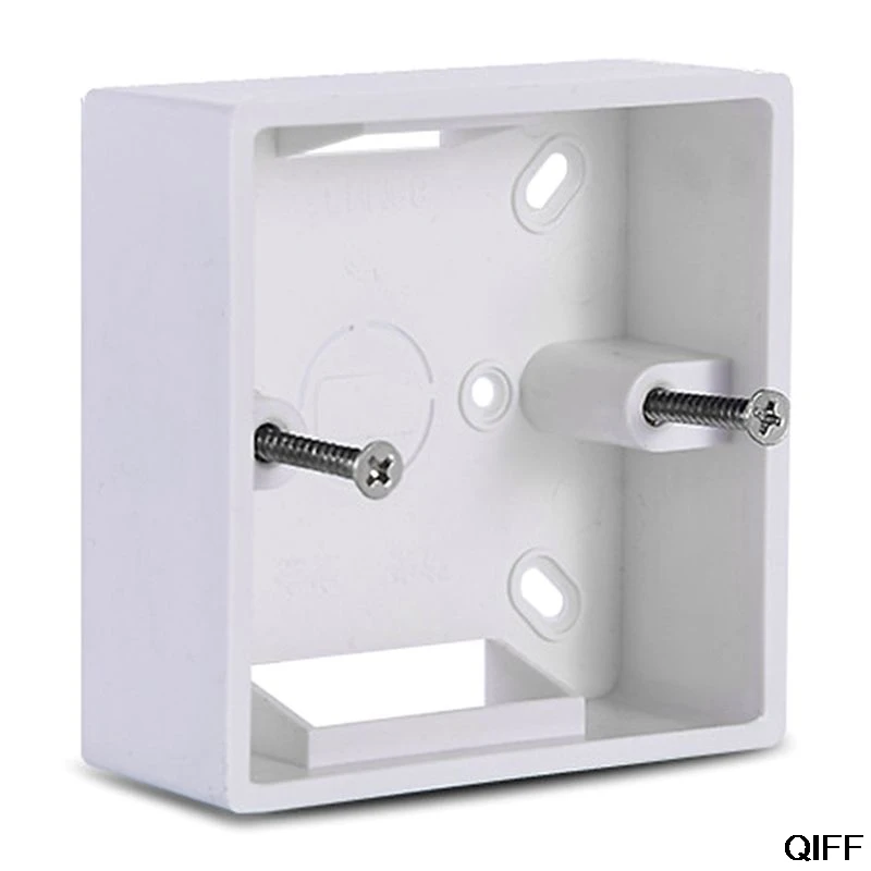 

Drop Ship&Wholesale Thickening Junction Box Wall Mount Cassette For Switch Socket Base Electrical Box Accessories June 25