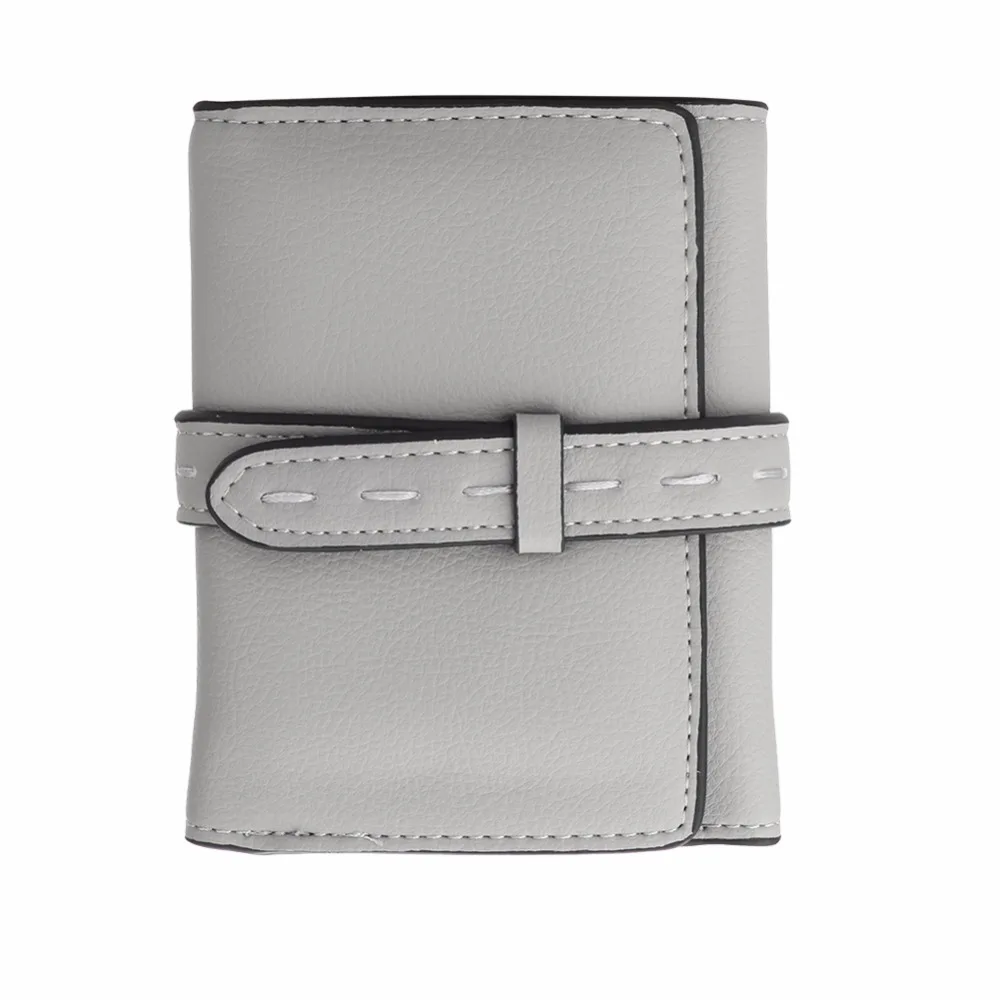 

New Vintage PU Leather Women Short Wallets Small Wallet Zipper Coin Pocket Credit Card Wallet Female Purses Money Bag Bolsas