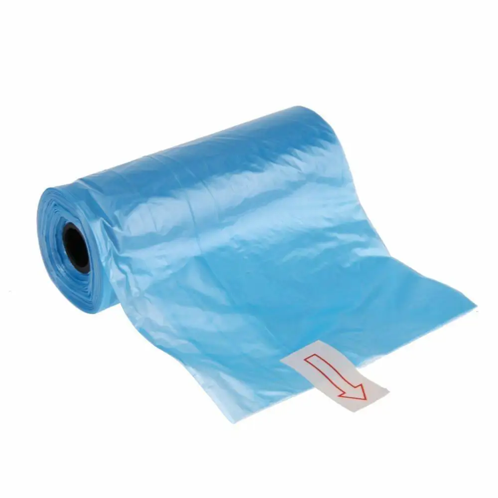 

15/20 Rolls Paw Printing Dog Poop Bag Large Pet Dog Cat Waste Bags Doggie Outdoor Home Clean Refill Garbage Bags Random Colors