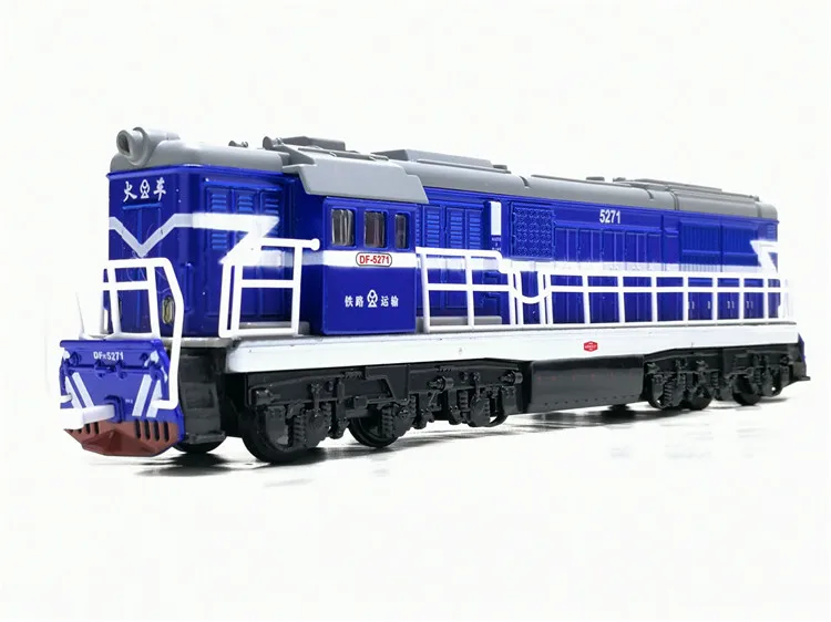  High simulation 1:50 locomotive alloy modelmetal sound and light back to the car modelboy toyschild