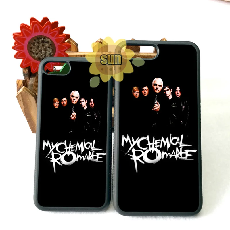 My chemical romance мягкой жесткий клеток кожи телефон случаях для iPhone5s 6 s Splus 7 плюс