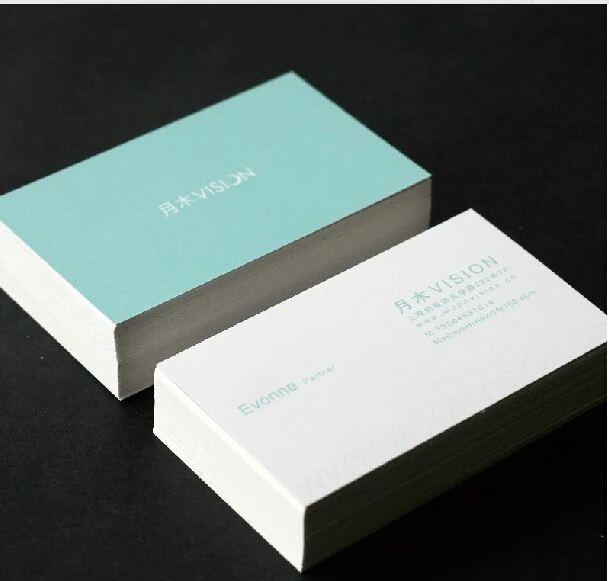 Free Shipping 500pcs Lot 300gsm Art Paper Business Card 4 Color Free Shipping 500pcs Lot 300gsm Art Paper Business Card 4 Color Offset Printing Custom Cards In From Office