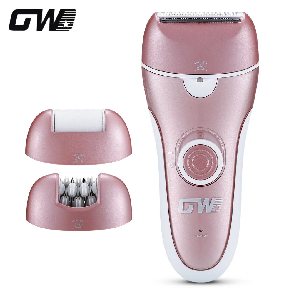 Guowei GW 209 3 In 1 Cordless Female Epilator Hair Removal Waxing