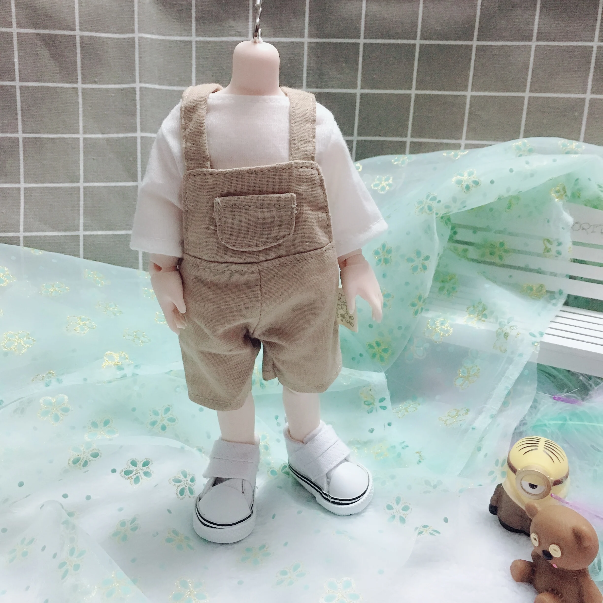 1/4 1/6 тонкий Bjd Кукла Одежда Футболка комбинезон для BJD куклы аксессуары