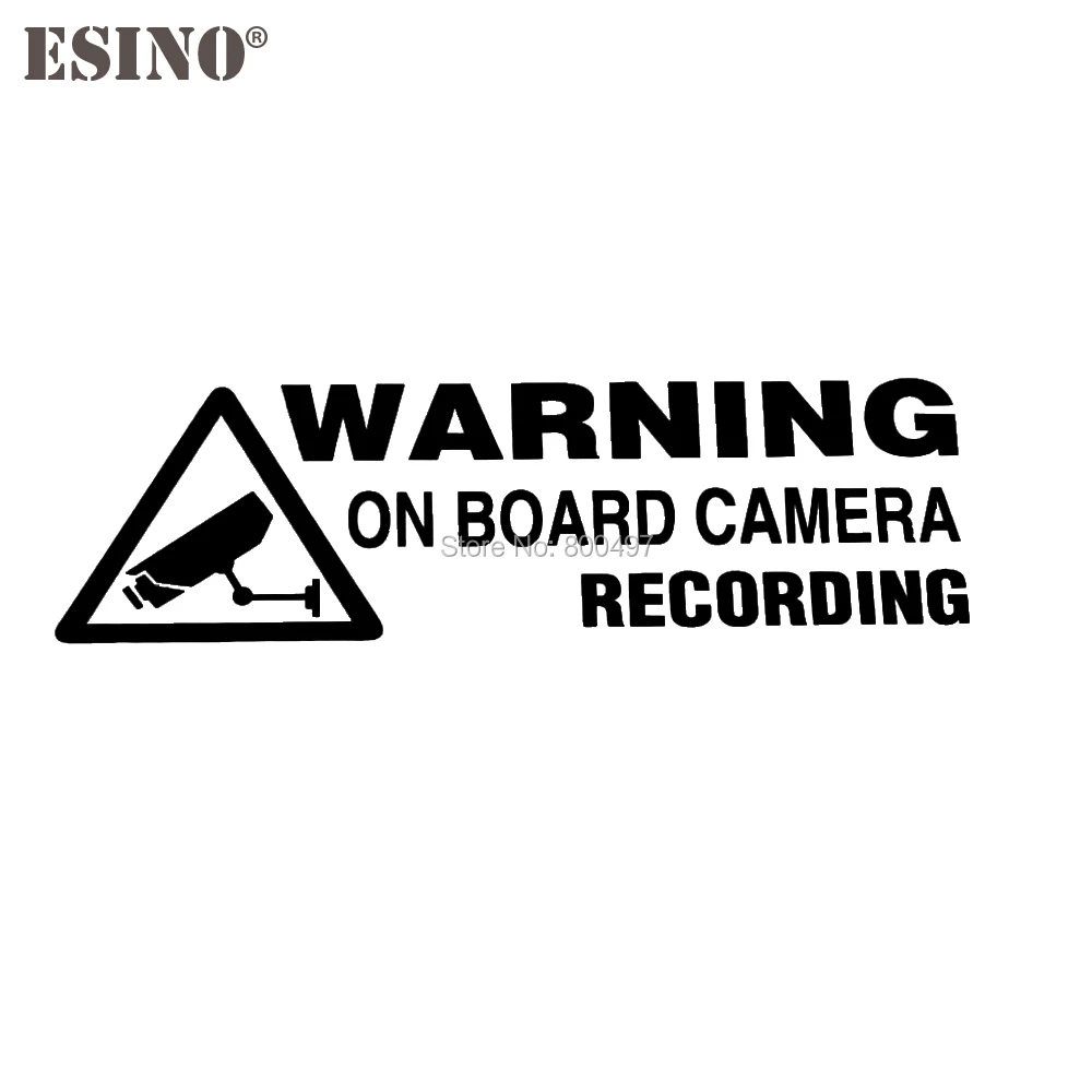 DASH CAM GRABACIÓN Pegatinas Coche Calcomanías Ventana Divertido