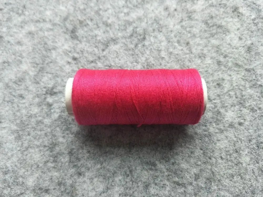 Многоцветные, для выбора семейных расходов, швейная нить, швейная машина, нитки, нитки для ручного шитья, clew 100 ярд, 1 шт - Цвет: rose red