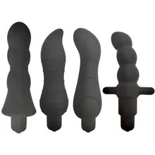 10 Speeds Vibrator Anal Plug Sex Toys for Men Women Black Medical Silicone Butt Plug Sex Products for Adult Sex Shop