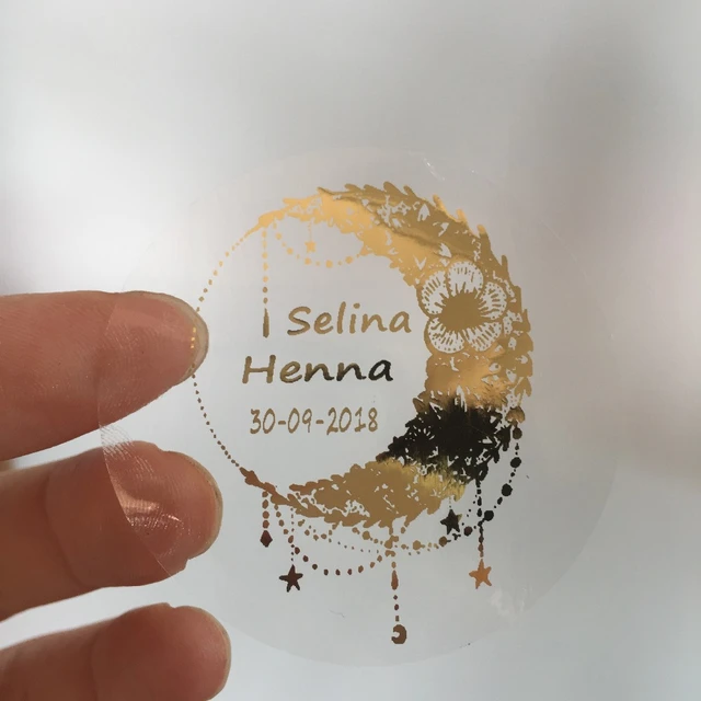 30 Personalized text candle labels Henna day candles stickers wedding  bridal shower confirmation baptism candle present sticker - AliExpress