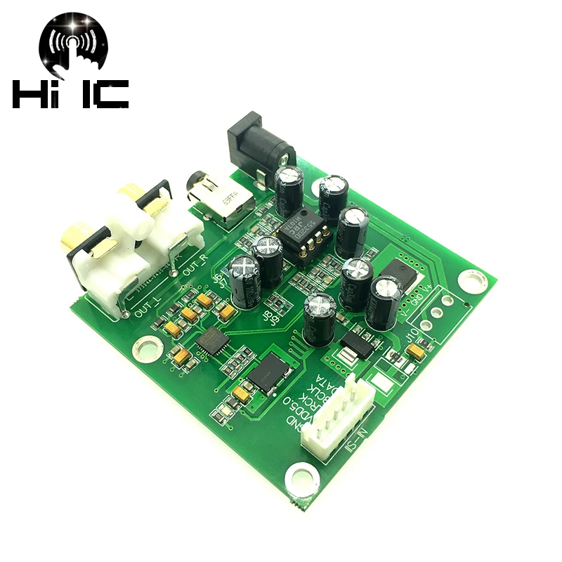 

ES9018K2M I2S/IIS DSD Digital Audio Input DAC Decoder Board Support DSD 32bit 384k AUX Analog Output DOP