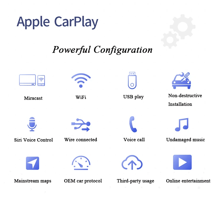Последняя поддержка IOS13 iPhone беспроводной CarPlay для BMW NBT автомобиля полный экран Wi-Fi подключен Android Авто экран зеркалирование