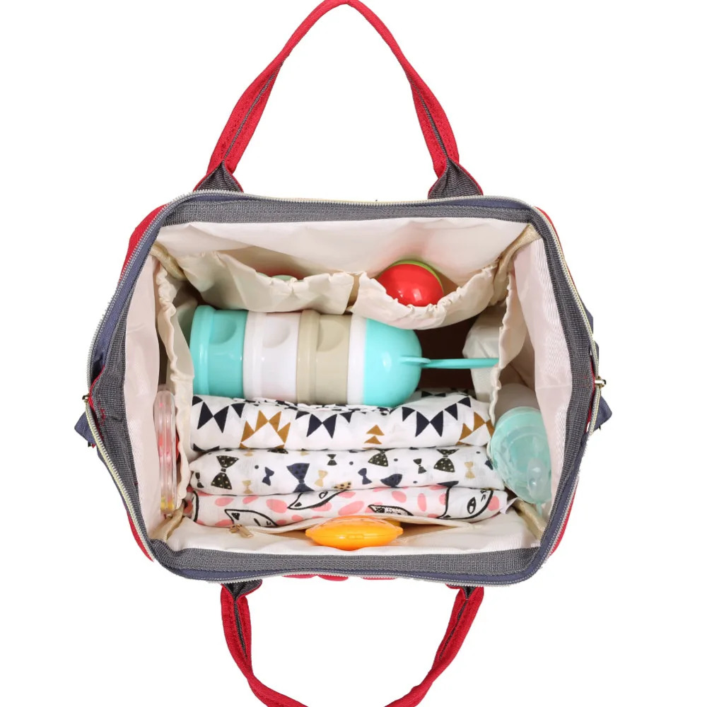 Goede Lequeen Luiertas Multifunctionele Grote Capaciteit Mummie Baby Verpleging Zak Moederschap Reizen Winkelen Rugzak Nappy Organizer Bag