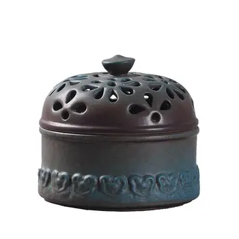 

Ceramic Incense Burners Portable Porcelain Censer Incense Holder Aromatherapy Furnace Holder Use In Home Office Teahouse