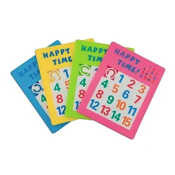 

3D Slide Puzzle Plastic Toys Children Numbers Alphabets Jigsaw Intellectual Development Game Toys Puzzles Learning& Educational