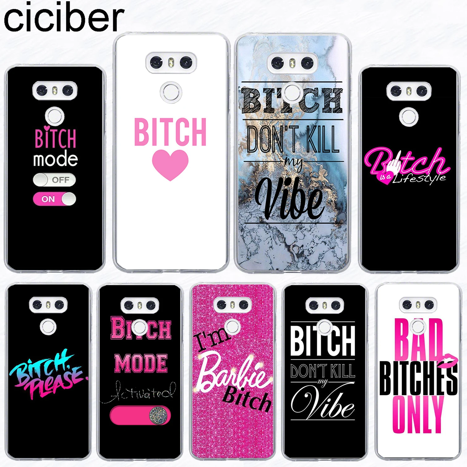

ciciber For LG G7 G6 G5 G4 V40 V35 V30 V20 THINQ Soft TPU Phone Text Pattern Cases For LG K8 K10 K4 2017 2018 K9 K11 Plus Fundas
