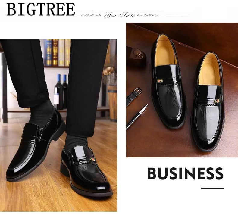 Деловая обувь из лакированной кожи; мужские лоферы; Мужская офисная обувь; официальная обувь; Мужская классическая обувь; Роскошная итальянская Брендовая обувь erkek ayakkabi