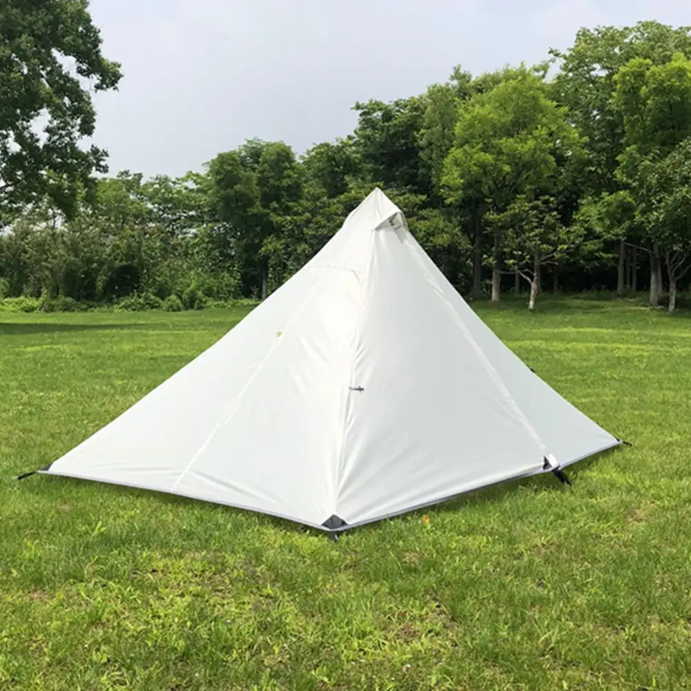 Non-pole Portable Camping Pyramid Style Tent Ultra Light Tent Ultra-light Windproof Rainproof Anti-mosquito Breathable Cold