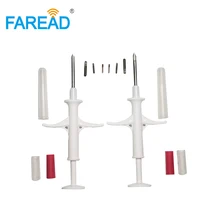 X100pcs 1,4x8 мм ISO11784/785 инъекционный чип для животных для Arowana/мышь/рыба/курица идентификация с номером ICAR