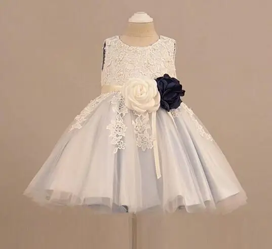 Платье с цветочным узором для девочек 2 цвета, с розой, праздничное платье для дня рождения, платье для маленьких девочек, платье-майка принцессы для маленьких девочек