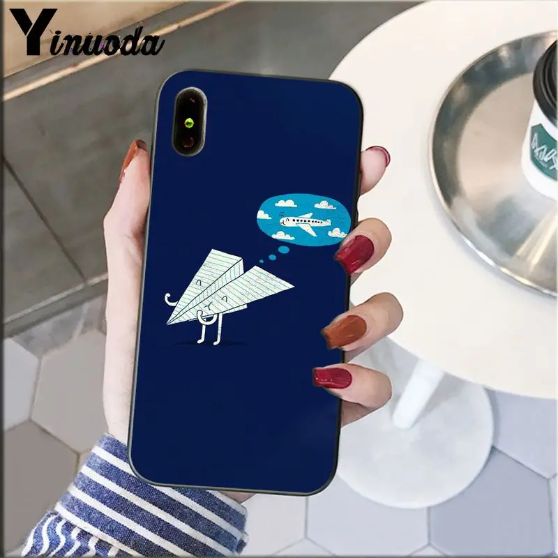 Simple lovely cartoon air plane