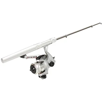 

Stretchable Fishing Rod Pole Reel Pocket Pen Type with Nylon Line Set YS-BUY