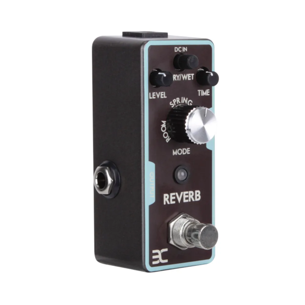 2019 High Quality Guitar Pedal Electric Guitarra Single Digital Reverb Electric Guitar Effect Pedal Mini Single Effect With True