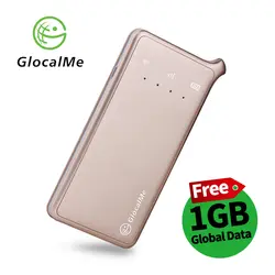 GlocalMe 4G Мобильный маршрутизатор Портативный wi fi роуминг без Sim карты запасные аккумуляторы для телефонов НОВЫЙ 2018