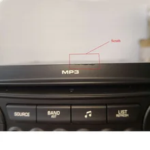 Поцарапать RD45 автомобиль радио 1din автомобильный cd-плеер, включающим в себя гарнитуру блютус и флеш-накопитель USB MP3 подходит 207 206 307 C3 C4 C5 Авто Аудио