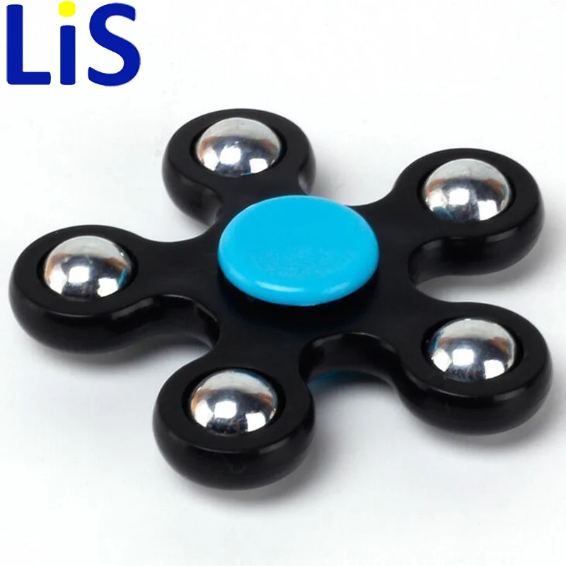 

(Lis)Hand Spinner Injection Molded Stainless Steel Ball Figit Fidget Spinner Anti-stress EDC ADHD Toys Super Light Shell
