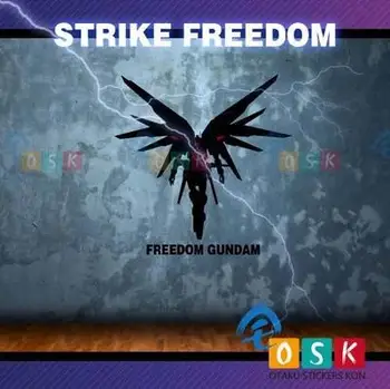 

STRIKE FREEDOM ZGFM-X20A GUNDAM Vinyl Wall Stickers Decal Decor Home Decoration Anime Cartoon Car Sticker