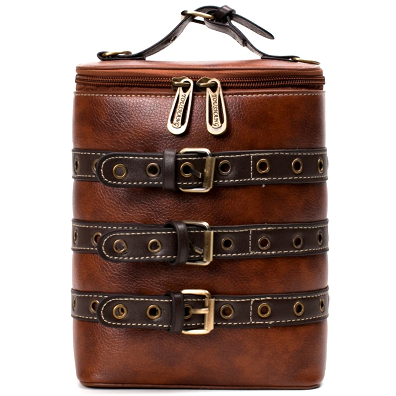 

2019 Bag Women Shoulder Bags Pu Bucket Zipper Retro Literature Art College New Style Versatile Designer Handbags High Quality
