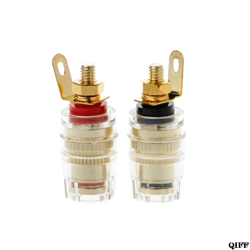 

Drop Ship&Wholesale 4mm Binding Post Terminal Speaker Test Banana Plug Socket Connector Amplifier Speaker Mar28
