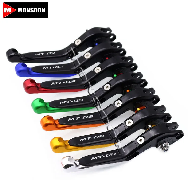 For YAMAHA MT-03 MT03 MT 03 2005-2009 2006 2007 2008 Motorcycle Folding Extendable Brake Clutch Levers 20 Colors For YAMAHA MT-03 MT03 MT 03 2005-2009 2006 2007 2008 Motorcycle Folding Extendable Brake Clutch Levers 20 Colors