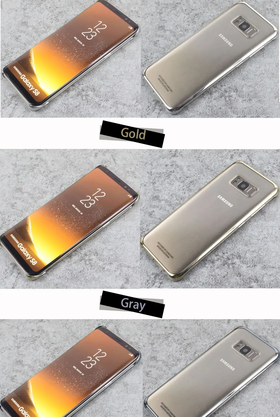 samsung кристально чистый PC защитный жесткий чехол для samsung Galaxy S8 S8 Plus G950 G955 ультра тонкий защитный чехол
