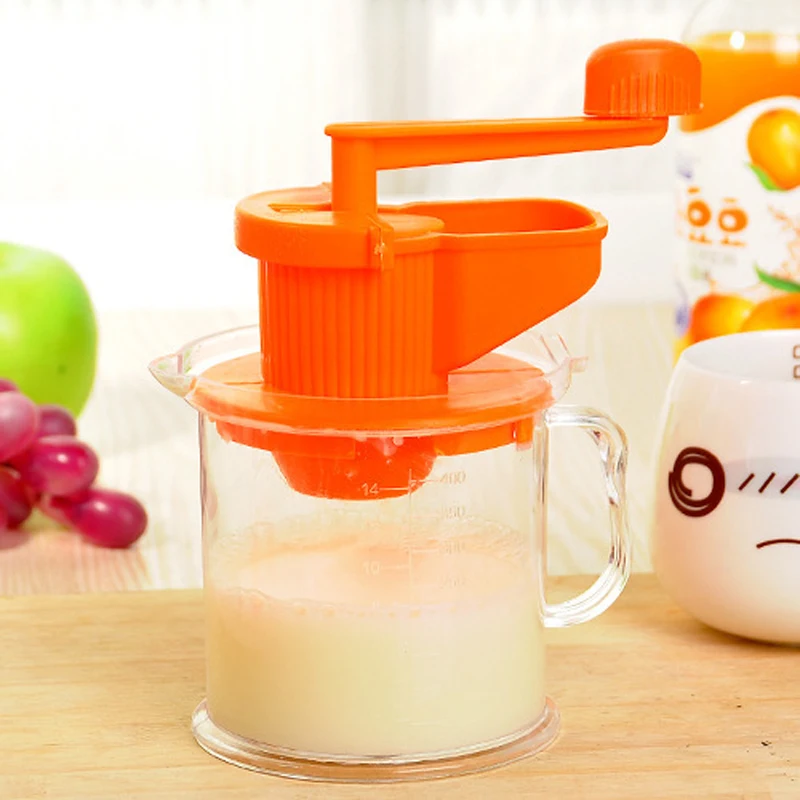 Kitchen Multifunction Manual Soymilk maker Cup Juicers Machine Hand