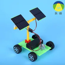 Детская машинка-головоломка DIY science and technology на солнечных батареях, собранная научная и физическая игрушки для экспериментов