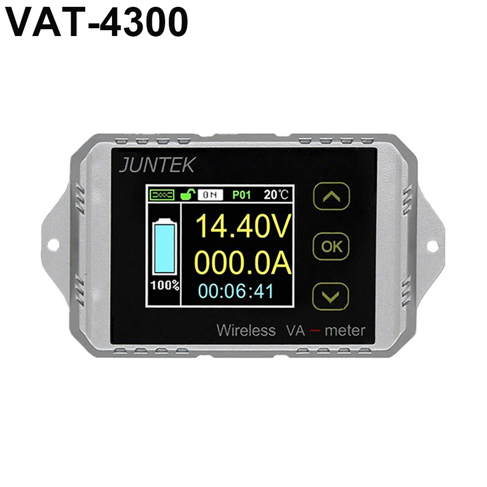 

New Upgrades VAT-4300 Multifunction Wireless Bi-directional Volt Ammeter Capacity Watt Table Coulometer Free Shipping 12003266