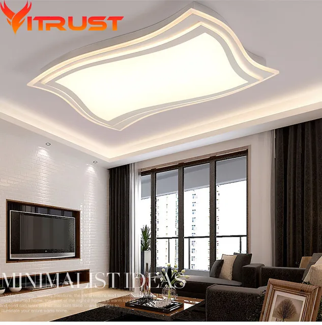 Plafonniers Pour Le Salon Modern Led Ceiling Lamps Living Room Plafonniers Pour Le Salon Modern Led Ceiling Lamps Living Room Indoor Lights Thin Lightings Fixture Bedroom Dinning