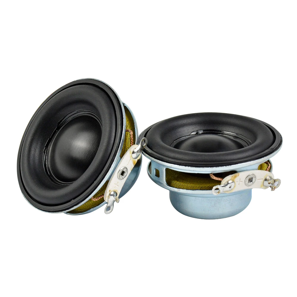 AIYIMA 2pcs 5W 40MM Mini Audio Portable Speakers 16 Core 4Ohm Full Range Speaker Rubber Side NdFeB Magnetic Loudspeaker