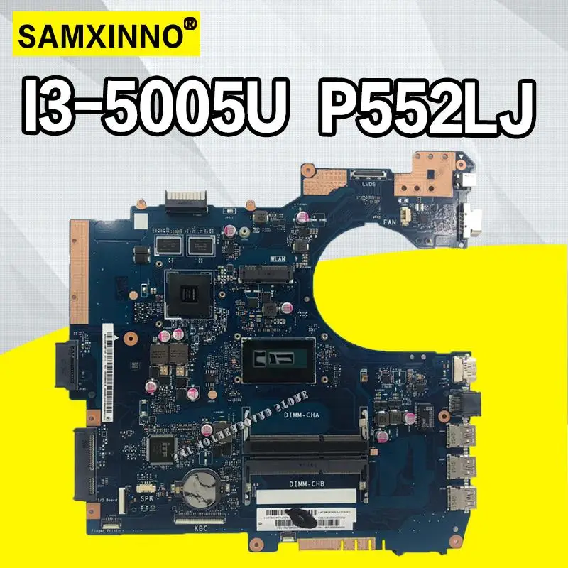 SAMXINNO P552LJ Материнская плата Asus P552 P552L P552LJ плата ноутбука 100% тестирование с I3-5005 Процессор GT920M 2 Гб