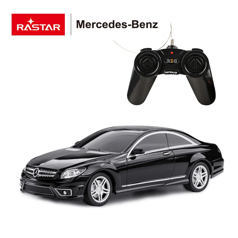 RASTAR Лицензия-Mercedes CL63 AMG 1:24 Беспроводной дистанционного управления игрушечный гоночный автомобиль игрушки, RC дрифтмобиля 34200 - Цвет: Черный