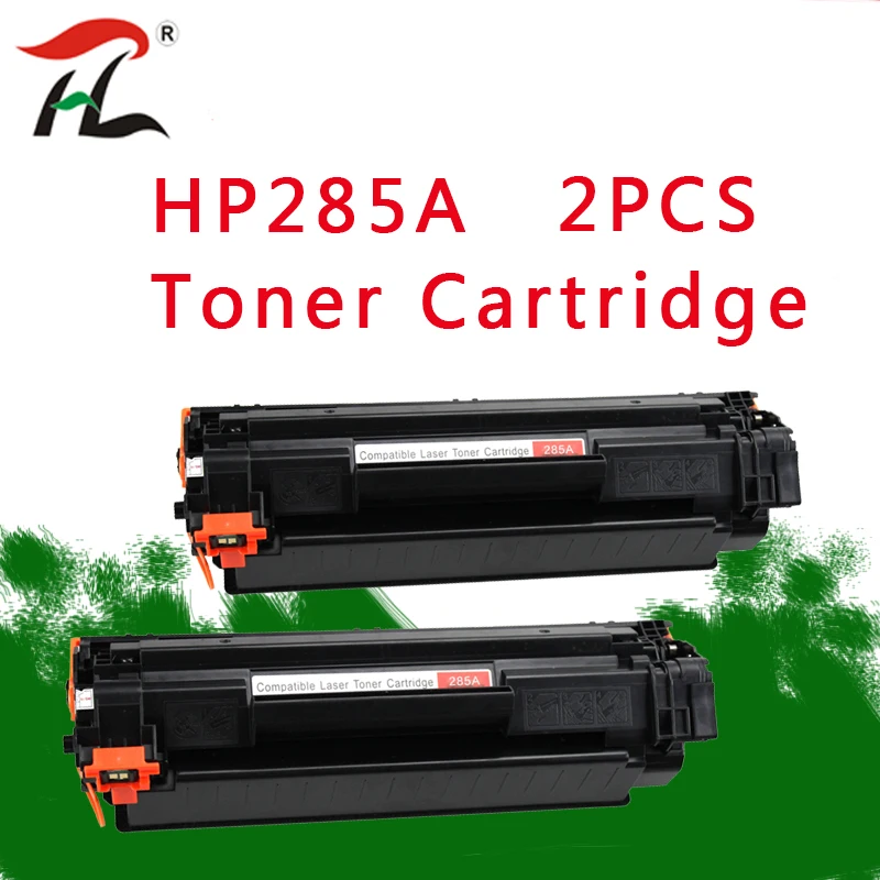 

2 pcs Compatible Toner Cartridge CE285A CE285 85A Used for HP LaserJet Pro P1102 HP LaserJet P1102W P1100 M1212NF MFP M1217NF