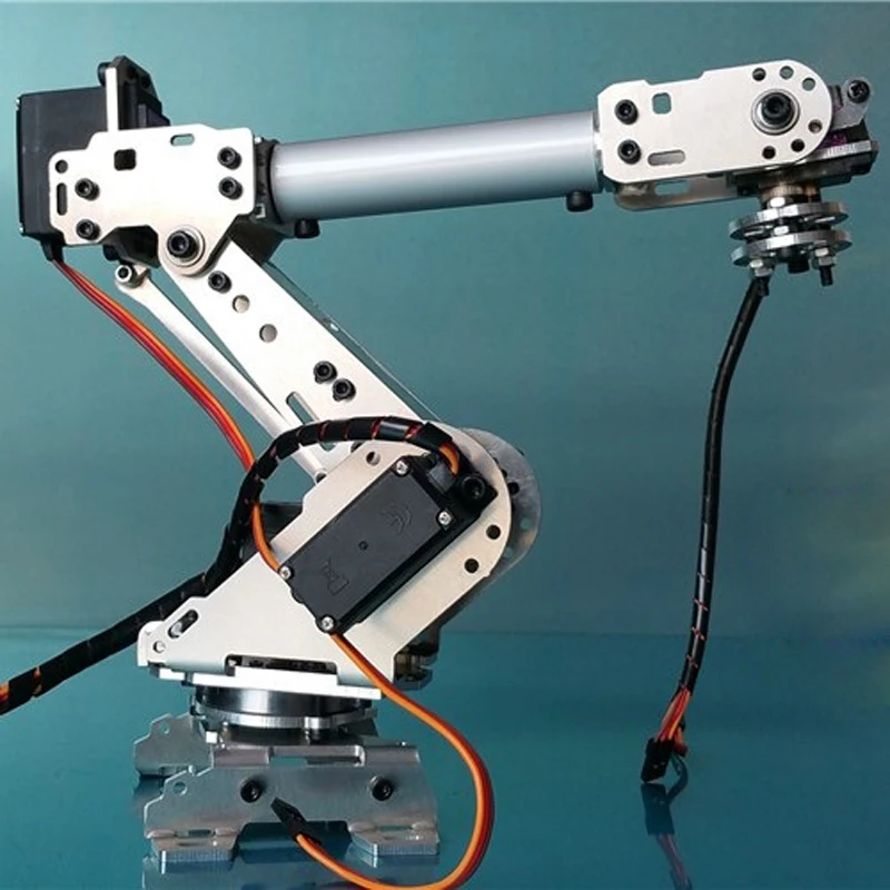 6 DOF CNC алюминиевая Роботизированная рама руки ABB промышленная модель робота 6-asix рука робота MG996R MG90S