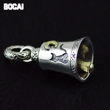 S925, серебро, медь, смесь, russy кошка полнолуния подвеска-колокольчик