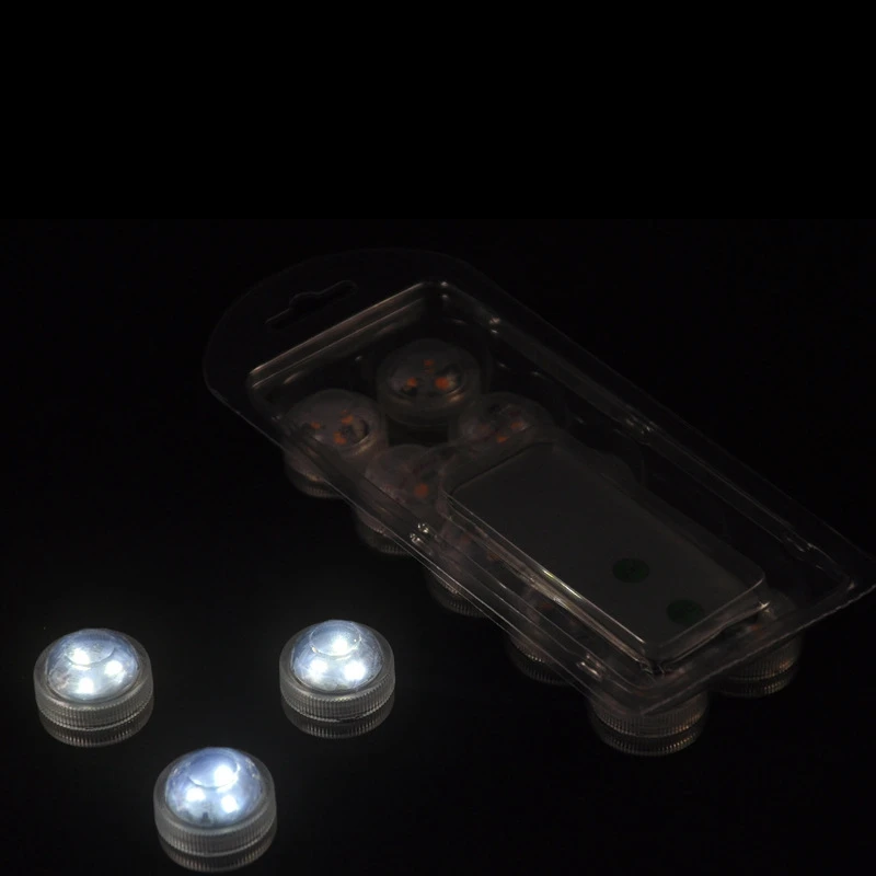 Multi Color Submersible 3LED Underwater Light Party Holiday Fish Tank Lamp Waterproof Diving lamp+Remote Control 8