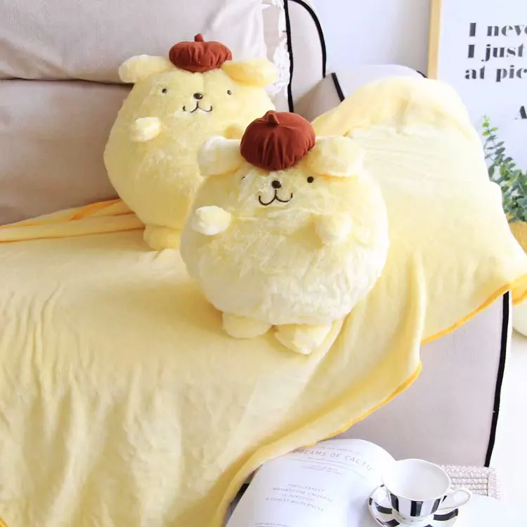 

Cartoon Pudding Dog Plush Toys Cushion Pillow Air Condition Warm Blanket Birthday Christmas Gift #1294