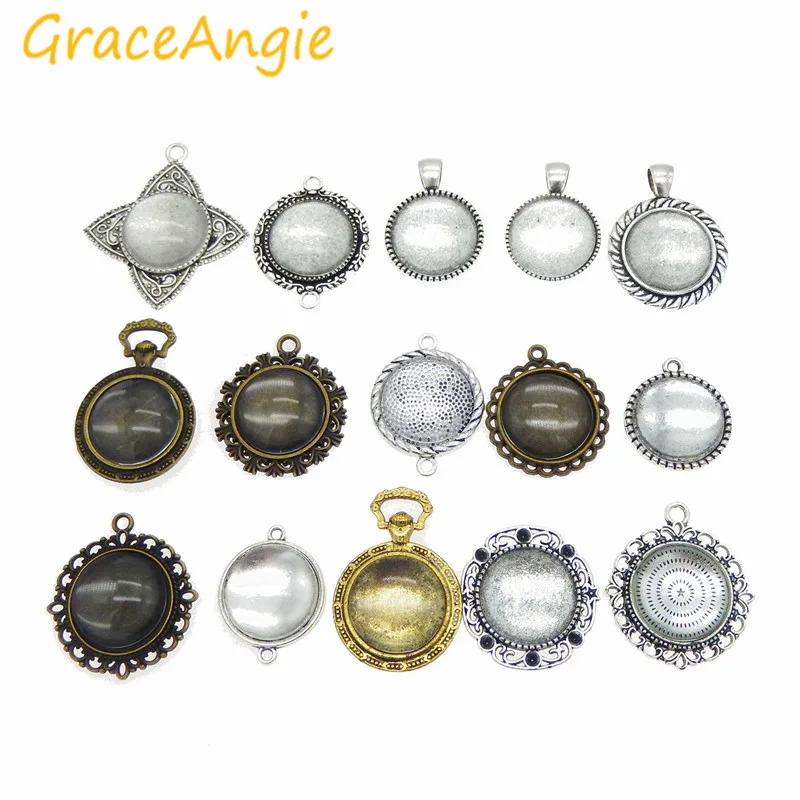 GraceAngie 15 шт./упак. круглая Цветочная рамка для фотографий с подходящими