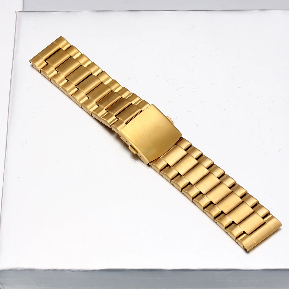 gold black silver watchband mens watches band for dz watches free shipping wholesale high quality (4)
