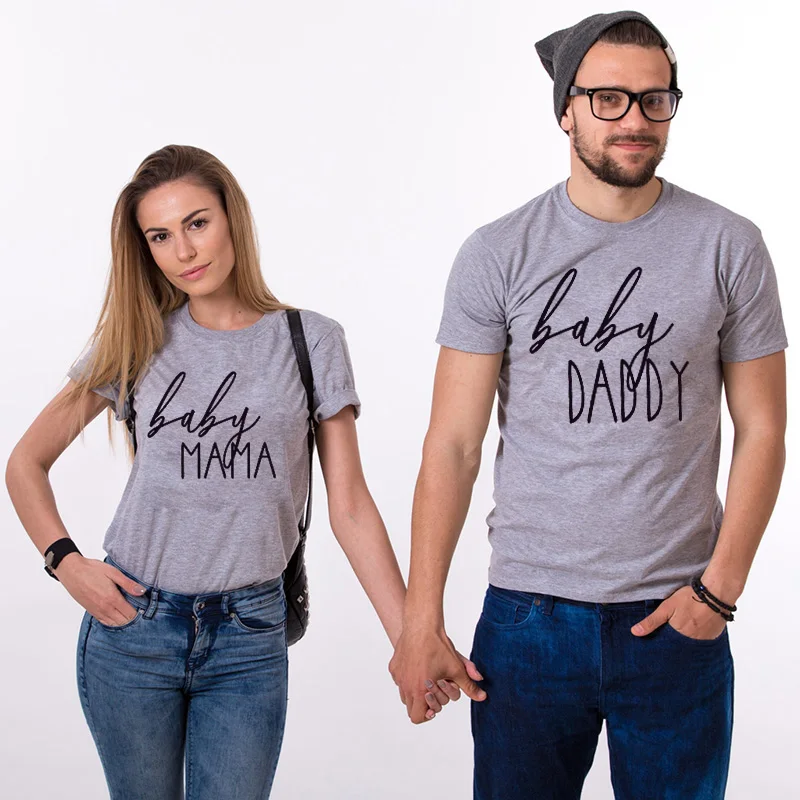 EnjoytheSpirit Футболка для пары мамы и папы Летняя модная футболка Объявление