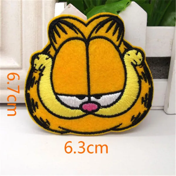Cute Animals Iron on Cloth Patches 3pcs - Garfield 2.2