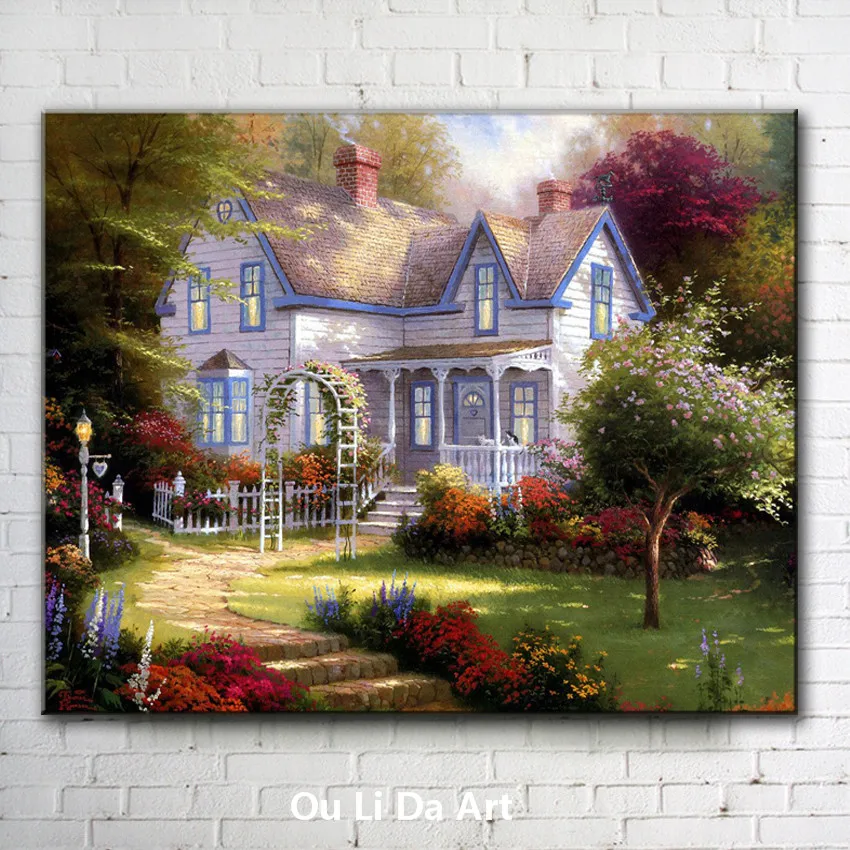 Rural outdoor art poster painting canvas print home decoration wall 12/"X18/"-B